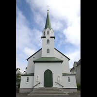 Reykjavk, Frkirkja, Fassade mit Turm