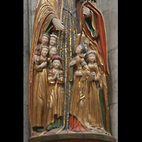 Kln (Cologne), Dom St. Peter und Maria, Heilige Ursula als Schutzmantelfigur