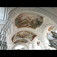Weingarten, Basilika  St. Martin, Gewlbemalerei