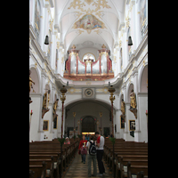 Mnchen (Munich), Alt St. Peter, Orgelempore