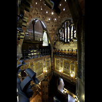 Barcelona, Palau Gell (Gaudi), Oberer Umgang mit Orgel