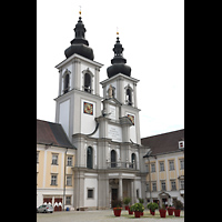 Kremsm�nster, Stiftskirche, Fassade con Nordwesten
