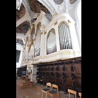 Kremsm�nster, Stiftskirche, Orgel seitlich