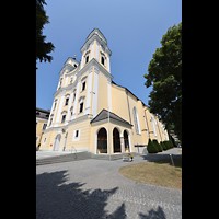 Mondsee, Basilika St. Michael, Ansicht von S�dwesten