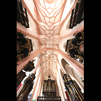 Mondsee, Basilika St. Michael, Hauptorgel und Deckengew�lbe