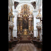 Salzburg, Stiftskirche St. Peter, Chorraum mit Hochaltar