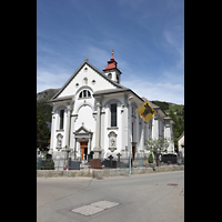 Andermatt, St. Peter und Paul, Fassade von Westen
