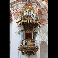 Einsiedeln, Benediktinerabtei, Barocke Kanzel