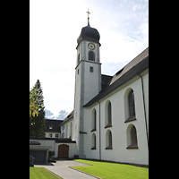 Engelberg, Klosterkirche (Chororgel), Ansicht von Nordwesten