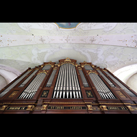 Engelberg, Klosterkirche (Chororgel), Hauptorgel perspektivisch