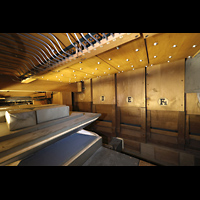 Engelberg, Klosterkirche (Chororgel), B�lge und Holzpfeifen des Contraprincipalbass 32'
