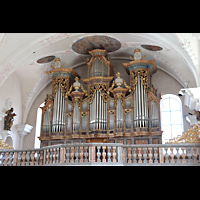 Lachen, Pfarrkirche Heilig Kreuz, Orgel seitlich