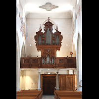 Luzern, Franziskanerkirche St. Maria in der Au, Hauptorgelempore