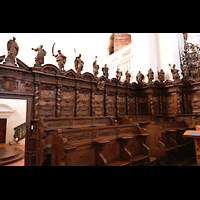Muri, Klosterkirche (Epistelorgel), Chorgest�hl, rechte Seite
