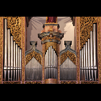 Muri, Klosterkirche (Epistelorgel), Prospektfelder des Hauptwerks der Hauptorgel