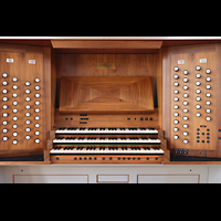 Halle (Saale), Marktkirche unserer Lieben Frauen (Chororgel), Spieltisch der Hauptorgel