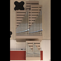 Hamburg - Harvestehude, Hauptkirche St. Nikolai (Taufkapelle), Orgel in der Taufkapelle