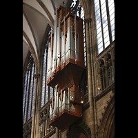 K�ln, Dom St.Peter und Maria, Blick von der s�d�stlichen Vierung zur Langhausorgel