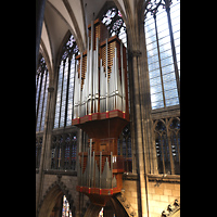 K�ln, Dom St.Peter und Maria, Blick vom s�d�stlichen Triforium auf die Langhausorgel