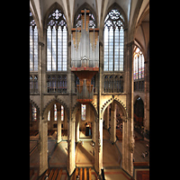 K�ln, Dom St.Peter und Maria, Blick vom s�dlichen Triforium auf die Langhausorgel