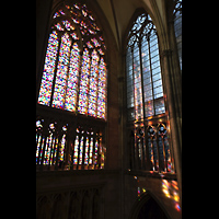 K�ln, Dom St.Peter und Maria, Richter-Fenster im s�dlichen Querhaus mit Reflexionen an den W�nden