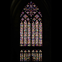 K�ln, Dom St.Peter und Maria, 106 qm gro�es Richter-Fenster aus 11.263 Quadraten von 9,6 cm Kantenl�nge