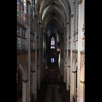 K�ln, Dom St.Peter und Maria, Blick vom Triforium im Chor in den gesamten Dom