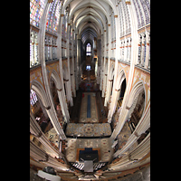 K�ln, Dom St.Peter und Maria, Blick vom Triforium im Chor in den gesamten Dom