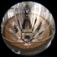 K�ln, Dom St.Peter und Maria, Blick vom Triforium im Chor in den gesamten Dom