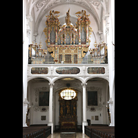 Landsberg, Stadtpfarrkirche Mari Himmelfahrt, orgelempore