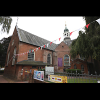 Ansicht vom Patergang von Westen Leer, Lutherkirche, Ansicht vom Patergang von Westen