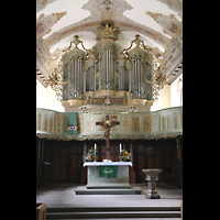 Altarraum und Orgel Leer, Lutherkirche, Altarraum und Orgel