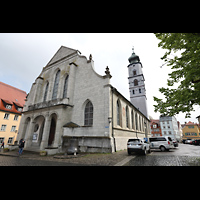 Lindau im Bodensee, Ev. Stadtkirche St. Stephan (Chororgel), Ansicht von Sdwesten vom Stiftsplatz