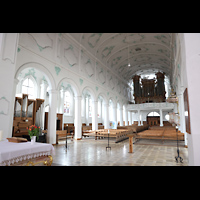 Lindau, Ev. Stadtkirche St. Stephan (Hauptorgel), Seilticher Blick auf beide Orgeln