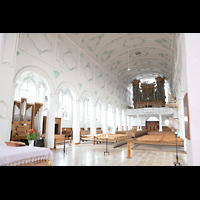 Lindau, Ev. Stadtkirche St. Stephan (Hauptorgel), Seilticher Blick auf beide Orgeln