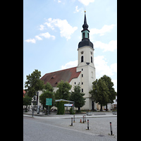 L�bbenau, St. Nikolai, Ansicht von Nordwesten vom Kirchplatz