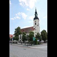 L�bbenau, St. Nikolai, Ansicht von Nordwesten vom Kirchplatz