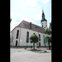 L�bbenau, St. Nikolai, Ansicht von Nordosten von der Ehm-Welk-Stra�e