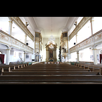 L�bbenau, St. Nikolai, Innenraum in Richtung Chor