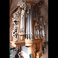 Marburg, St. Marien, Orgel seitlich