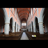 Marienstatt, Abteikirche, Hauptschiff in Richtung Chor