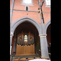 Marienstatt, Abteikirche, Echo-/Choralwerk im n�rdlichen Seitenschiff