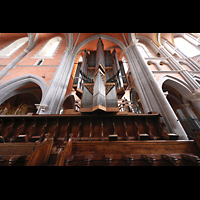 Marienstatt, Abteikirche, Chorgest�hl mit Hauptorgel