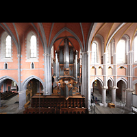Marienstatt, Abteikirche, Chorgest�hl und Hauptorgel