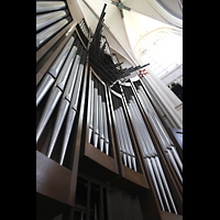 Odenthal, Dom, Orgel von unten seitlich perspektivisch
