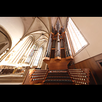 Orgel mit Spieltisch perspektivisch Rheine, St. Dionysius, Orgel mit Spieltisch perspektivisch