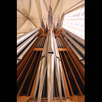 Orgelprospekt perspektivisch - unten 16'-Prinzipal, oben Chamaden 16-8 Rheine, St. Dionysius, Orgelprospekt perspektivisch - unten 16'-Prinzipal, oben Chamaden 16-8