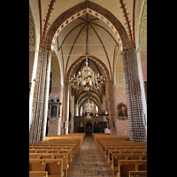 Schleswig, Dom St. Petri (Chororgel), Hauptschiff in Richtung Chor