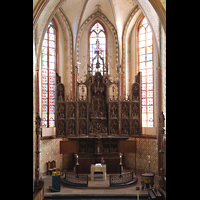 Schleswig, Dom St. Petri (Chororgel), Bordesholmer Passionsaltar von Hans Brggemann (1514-21), 12,60 m hoch
