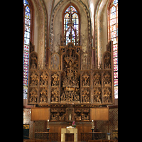 Schleswig, Dom St. Petri (Chororgel), Bordesholmer Passionsaltar von Hans Brggemann (1514-21), 12,60 m hoch